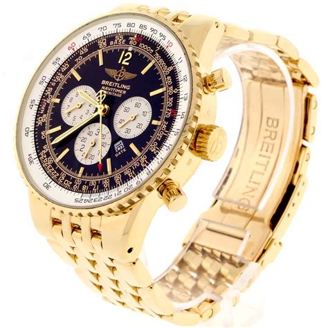 ladies breitling 18k gold|breitling navitimer for sale.